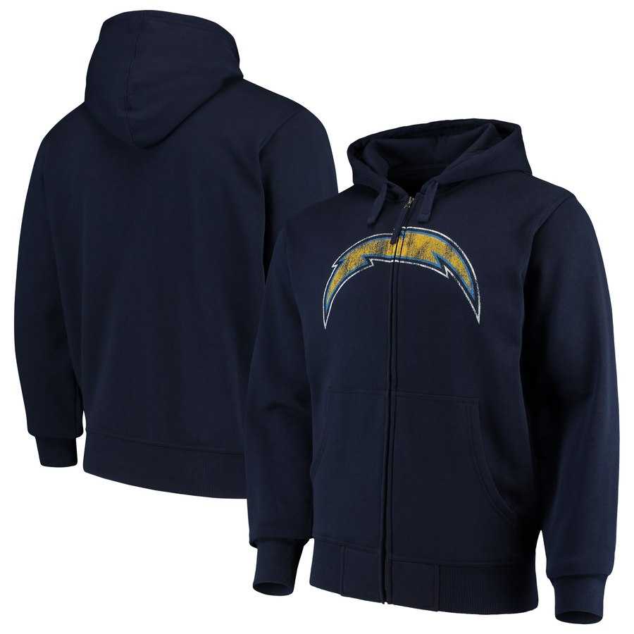 Men's Los Angeles Chargers G III Sports by Carl Banks Primary Logo Full Zip Hoodie Navy,We sell and wholesale Men's Los Angeles Chargers G III Sports by Carl Banks Primary Logo Full Zip Hoodie Navy on line form chian!